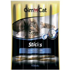Ласощі для котів GimCat Sticks лосось/форель Ласощі для котів GimCat Sticks лосось/форель