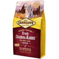 Сухой корм для кошек Carnilove Fresh Chicken and Rabbit Gourmand for Adult cats, с курицей и кроликом