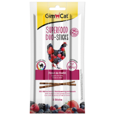 Ласощі для котів GimCat Superfood Duo-Sticks курка/лісові ягоди