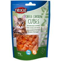 Лакомство для кошки Trixie Premio Cheese Chicken Cubes сыр/курица, 50 гр (42717) Лакомство для кошки Trixie Premio Cheese Chicken Cubes сыр/курица, 50 гр (42717)