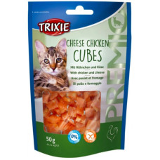Ласощі для кота Trixie Premio Cheese Chicken Cubes сир/курка, 50 гр Ласощі для кота Trixie Premio Cheese Chicken Cubes сир/курка, 50 гр