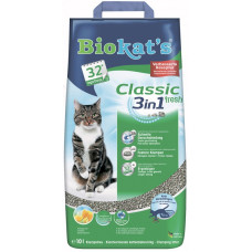 Наповнювач для туалету кішки Biokats Fresh (3in1)