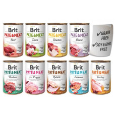 Консерви для собак Brit Paté and Meat Dog 400 гр