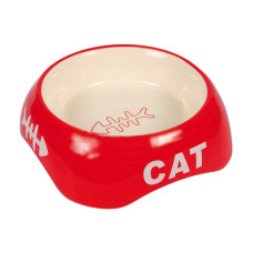 Миска керамічна для кішок Trixie 200 мл / 13 см (червона, синя, чорна) (24498)