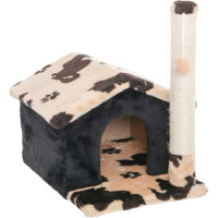 Домик с когтеточкой для кошек Природа Шале жаккард (PR740273) Домик с когтеточкой для кошек Природа Шале жаккард (PR740273)