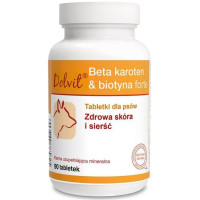 Витамины для собак Dolfos Beta-carotene Biotin Forte, 90 табл Витамины для собак Dolfos Beta-carotene Biotin Forte, 90 табл