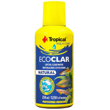 Засіб для очищення води від суспензій, домішок і помутнінь в акваріумі Tropical Ecoclar 250 мл (34365)
