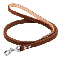 Поводок для собак Collar непрошитий, коричневий