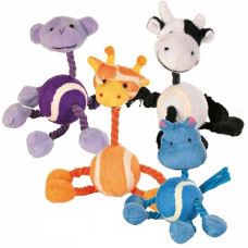 Игрушка для собак Trixie веревочная с теннисным мячом (3612)