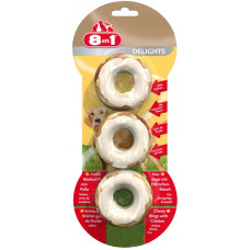 Ласощі для собак 8 in 1 кільця з м'ясом Ласощі для собак 8 in 1 кільця з м'ясом