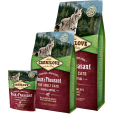 Сухий корм для кішок Carnilove Cat Duck and Pheasant - Hairball Controll Сухий корм для кішок Carnilove Cat Duck and Pheasant - Hairball Controll