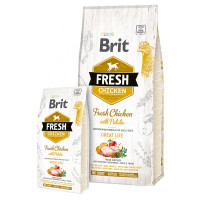 Сухий корм для собак Brit Fresh Chicken with Potato Adult Great Life
