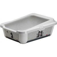 Туалет для котів Moderna Hercules Cats in Love з бортиком