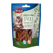 Ласощі для кота Trixie Premio Mini Sticks курка/рис 50 гр (42708)