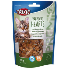 Ласощі для кота Trixie Premio Barbecue Hearts курка 50 гр Ласощі для кота Trixie Premio Barbecue Hearts курка 50 гр