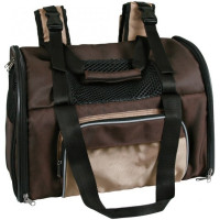 Рюкзак-переноска для собак и кошек Trixie deLuxe коричневый/бежевый (28871) Рюкзак-переноска для собак и кошек Trixie deLuxe коричневый/бежевый (28871)