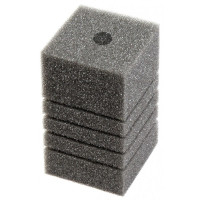 Губка для аквариумного фильтра прямая крупнопористая рифленная