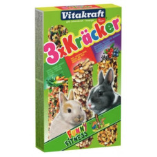 Крекер для кроликів з овочами, горіхами і лісовими ягодами, 3 шт Vitakraft (25227)
