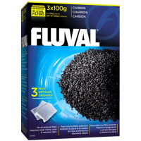 Вугільний вкладиш в фільтр Fluval, 3 шт х 100 г (A1440)