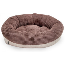 Овальный лежак для кошек и собак Harley and Cho Bagel Brown Овальный лежак для кошек и собак Harley and Cho Bagel Brown