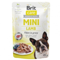 Вологий корм для собак Brit Care Mini pouch 85 g філе в соусі (ягня) (100215/4401) Вологий корм для собак Brit Care Mini pouch 85 g філе в соусі (ягня) (100215/4401)
