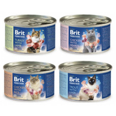 Вологий корм для кішок Brit Premium by Nature Cat k 200 гр Вологий корм для кішок Brit Premium by Nature Cat k 200 гр