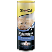 Ласощі для котів GimCat Katzentabs риба/біотин, 425 гр Ласощі для котів GimCat Katzentabs риба/біотин, 425 гр