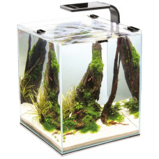 Аквариум для креветок Aquael SMART 2.0 SHRIMP SET Day and Night 10 л, черный (122976)