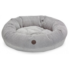 Овальний лежак для кішок і собак Harley and Cho Bagel Silver