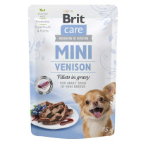 Вологий корм для собак Brit Care Mini pouch 85 г філе в соусі (дичину) (100220/4456)