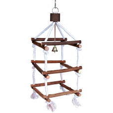 Драбинка для птахів Trixie дерев'яна на канаті