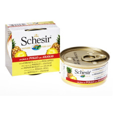Консерви для кішок Schesir Chicken Pineapple Курка з Ананасом 0,075 кг Консерви для кішок Schesir Chicken Pineapple Курка з Ананасом 0,075 кг