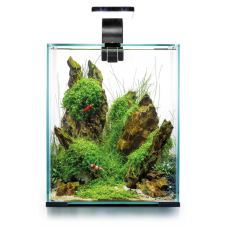 Акваріум для креветок Aquael SMART 2.0 SHRIMP SET Day and Night 30 л, чорний (122980)