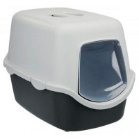 Закрытый туалет для кошек Trixie Vico Litter Tray графитовый/светло-серый (40271)