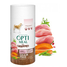 Беззерновий сухий корм для собак всіх порід Optimeal - індичка і овочі