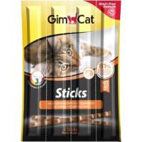 Мясные палочки для кошек Gimcat, лосось и гребешки (G-420622) Мясные палочки для кошек Gimcat, лосось и гребешки (G-420622)