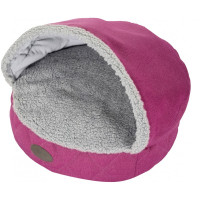 Лежак с капюшоном для собак и кошек Harley and Cho Cover Berry Лежак с капюшоном для собак и кошек Harley and Cho Cover Berry