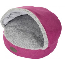 Лежак з капюшоном для собак і кішок Harley and Cho Cover Berry