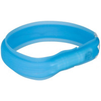 Нашийник з освітленням для собак Trixie з USB силікон широкий синій Нашийник з освітленням для собак Trixie з USB силікон широкий синій