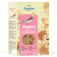 Корм для середніх папуг Природа Корелла + Йод, 500 г (PR241081)