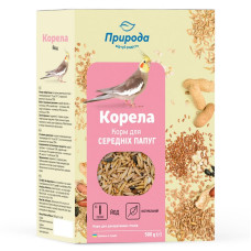 Корм для середніх папуг Природа Корелла + Йод, 500 г (PR241081)