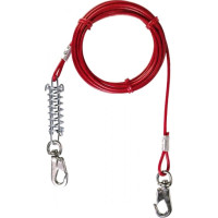 Трос привязочный для собак Trixie с амортизатором и карабинами Трос привязочный для собак Trixie с амортизатором и карабинами