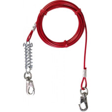 Трос привязочный для собак Trixie с амортизатором и карабинами