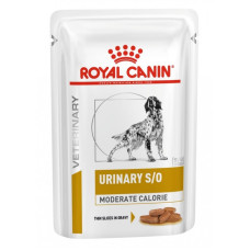 Лечебные консервы для собак Royal Canin URINARY S/O MODERATE CALORIE DOG pouches 0,1 кг (кусочки в соусе) Лечебные консервы для собак Royal Canin URINARY S/O MODERATE CALORIE DOG pouches 0,1 кг (кусочки в соусе)