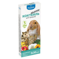 Колосок Коктейль для грызунов (мультивитамин, кокос, мед), 90 г (PR240100) Колосок Коктейль для грызунов (мультивитамин, кокос, мед), 90 г (PR240100)