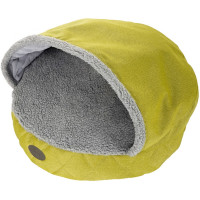Лежак с капюшоном для собак и кошек Harley and Cho Cover Lime