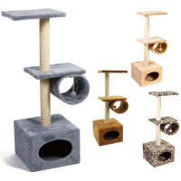 Когтеточка для котів Природа Д22 з барабаном двоповерхова Когтеточка для котів Природа Д22 з барабаном двоповерхова