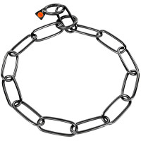 Ошейник для собак Sprenger Extra Long Link, черная сталь Ошейник для собак Sprenger Extra Long Link, черная сталь