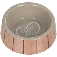 Миска для собак Flamingo Shabby Chic Bowl Heart, кераміка