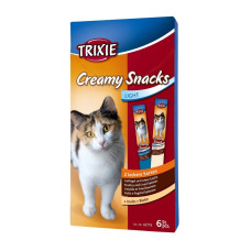 Ласощі для кішок Trixie Creamy Snacks (домашня птиця) (42719) Ласощі для кішок Trixie Creamy Snacks (домашня птиця) (42719)